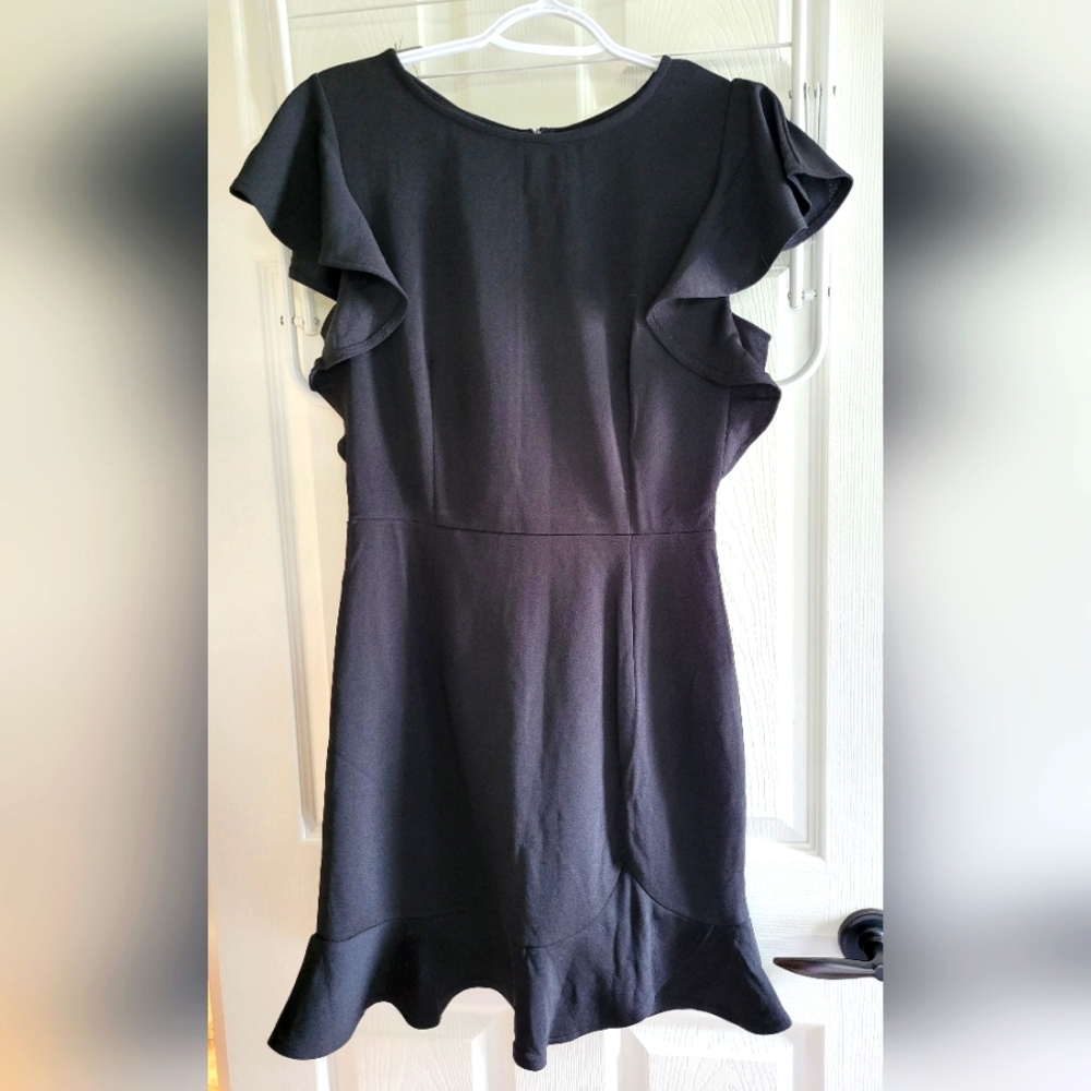 Unknown Brand, Chiffon Ruffle Dress, Medium